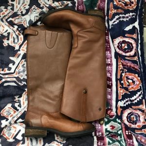 Sam Edelman “Penny” Boot in Brown Leather